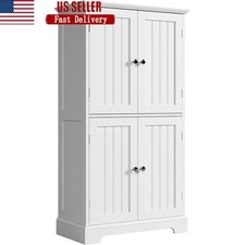 Freestanding White Storage