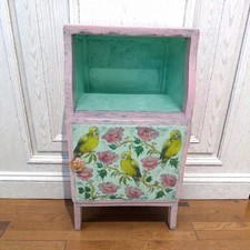 Shabby Chic White Decoupaged