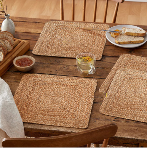 Tablemats square jute place - square,