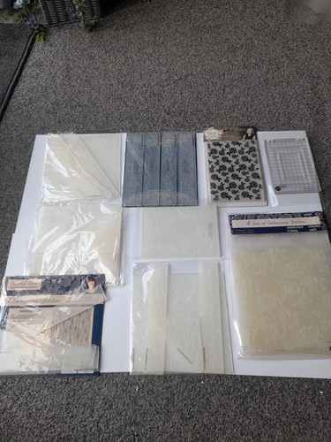 Assorted embossing folders - embossing,
