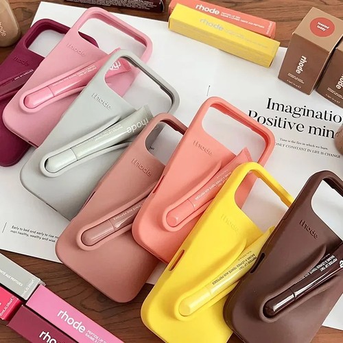 Lip tint phone cases - with,