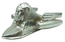 Vintage 1953-1958 Armstrong-Siddeley 346 Sapphire Sphinx with Jets Car Mascot