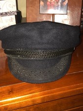 New Lock & Co. Royal Navy Camaret Imper peaked boatman's cap 6 3/4  55cm