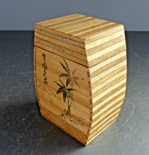 Vintage chinese wooden bamboo - chinese,
