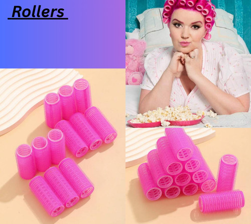 Self grip hair rollers - grip,