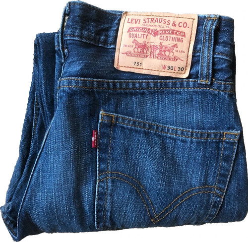 Levis 751 blue denim - , w