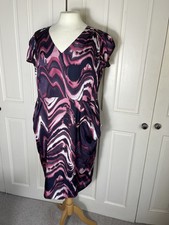 M&S AUTOGRAPH SILKY PRINT PINK
