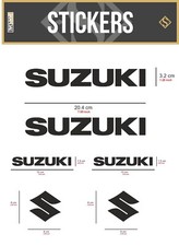 Suzuki logo stickers decals - 2x,