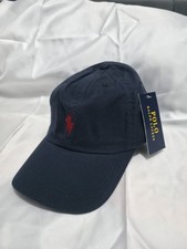 Ralph Lauren Baseball Unisex Cap - Navy/Red - Brand New With Tags - Adjustable