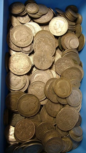 000g british silver - 1,000g, coins