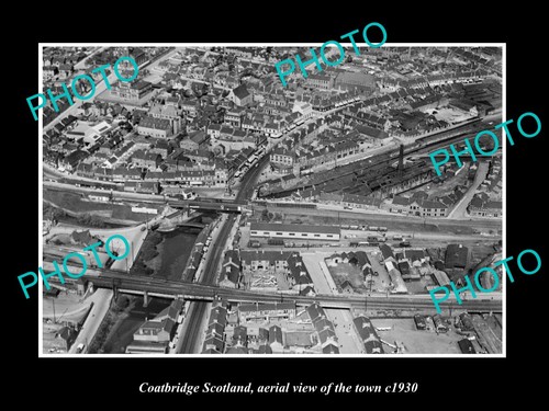 Coatbridge scotland aerial - coatbridge,