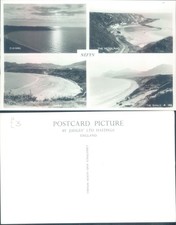 Nefyn coastline Judges' Ltd Hastings Landscapes Seascape Cities Towns real photo