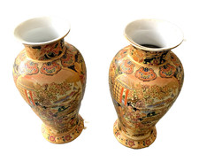 A LARGE 12” PAIR OF JAPANESE