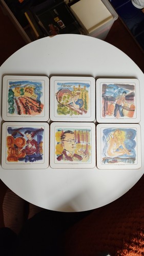 Courvoisier cognac coasters - cognac,