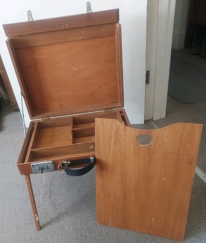 Vintage french field box easel - french,