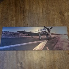 Spitfire IWC Schaffhausen Luxury Watch 3D Effect Advertising Brush Steel Display