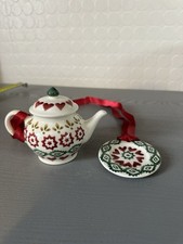 Emma Bridgewater Christmas Joy Tiny Teapot & Plate