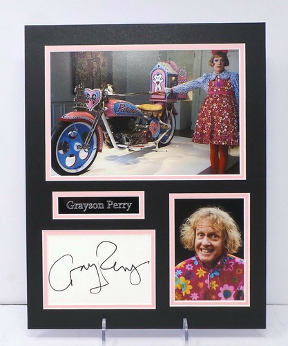 Grayson perry signed mounted - grayson,