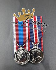 Queen's Platinum Jubilee And King's Coronation Court Mounted Miniature Set