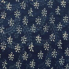 Indian Block Printed Paisley Floral 100% Cotton & Voile Women Dress Fabric Cloth