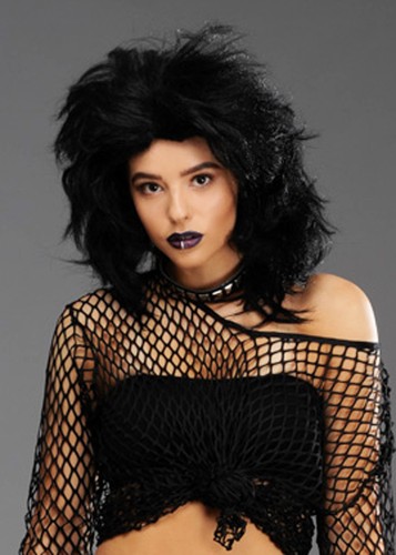 Womens 1980s black layered - 1980s,