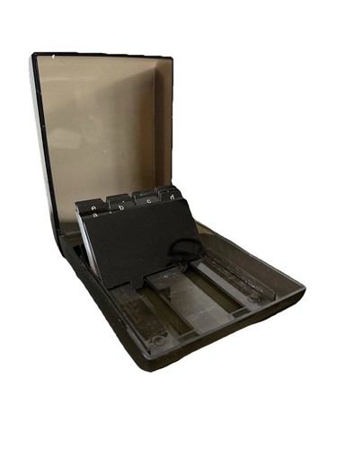 Vtg eldon address - holder, book
