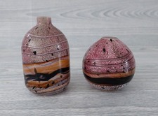 Small Gozo Glass Bud Vase x 2