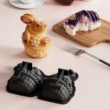Cartoon Easter Rabbit Silicone