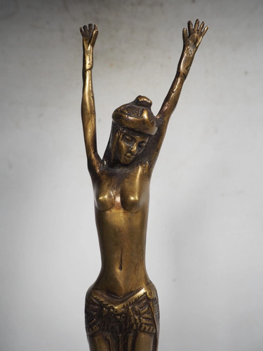 Bronze sculpture dancer art - dancer,