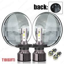 7 Inch LED Headlights Halo for LAND ROVER DEFENDER TD4 TD5 90 110