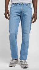 Lee jeans mens Daren regular stretch fit 'Powder Blue' SECONDS L199