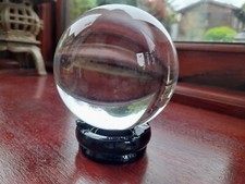 Large Clear Quartz Crystal Ball