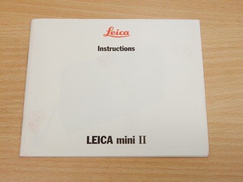 Leica mini compact camera - ii,