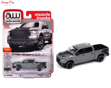 Dodge Ram Pick Up Truck Autoworld 1:64 2023  Rebel Gray AWSP164B