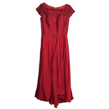 Dark Burnt Orange Bridesmaid