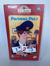 Postman Pat’s 1 2 3 Story Tv Teddy Tomy VHS Tape Vintage Cartoon