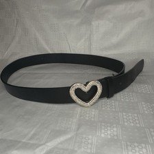 Primark Black Belt Rhinestone