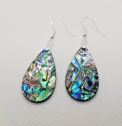 Abalone shell teardrop 925 - abalone,