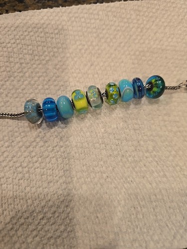 Troll beads blues - troll, aqua