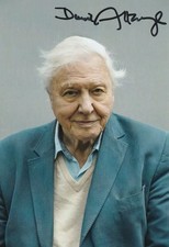 David Attenborough Hand Signed