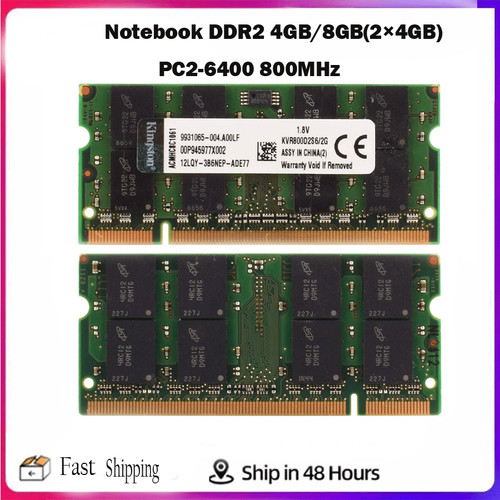 Notebook ddr2 4gb 8gb - ddr2,