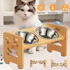 Raised Cat Dog Bowls with