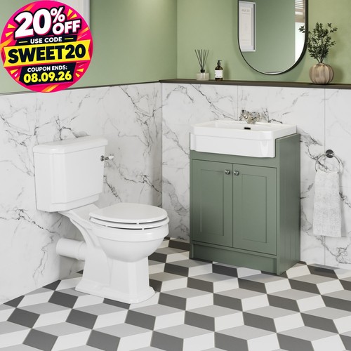 Traditional bathroom cloakroom - bathroom,