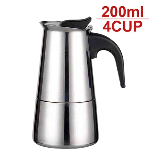 Cup stainless steel moka pot - 4,
