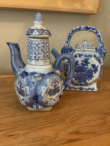 Vintage chinese teapots - vintage,