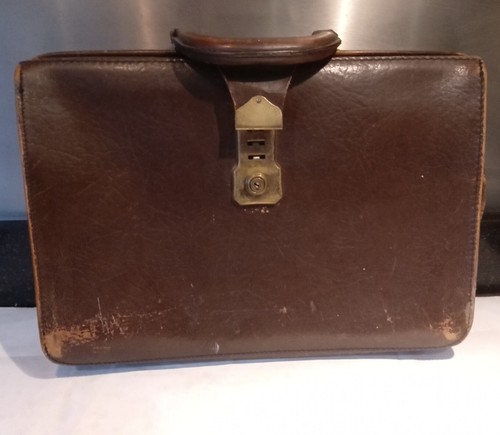 Vintage leather brown cheney - vintage,