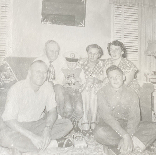 1954 family sitting living - on,