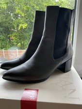 Hogl Leather Ankle Boots  Size