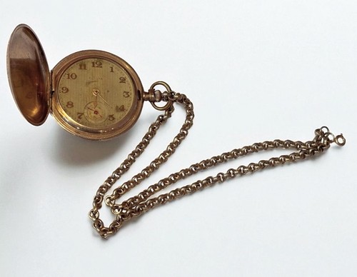 Gold plated pocket - gold, &