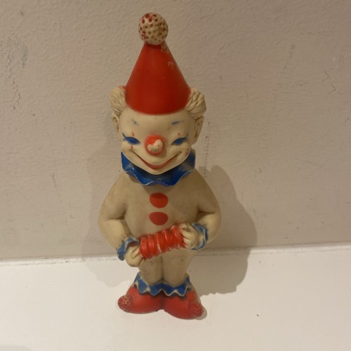 Vintage sun rubber toy clown - sun,